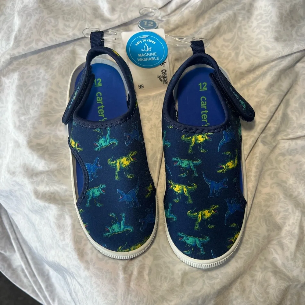 New Carters Dinosaur water shoes